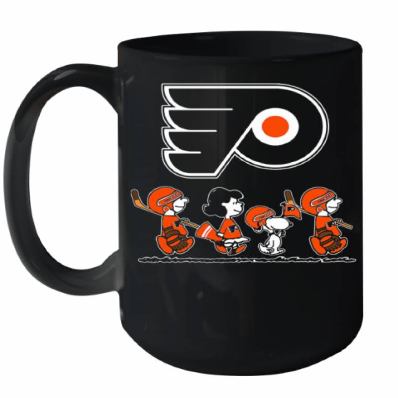 The Peanuts Philadelphia Flyers Hockey Logo Ceramic Mug 15oz