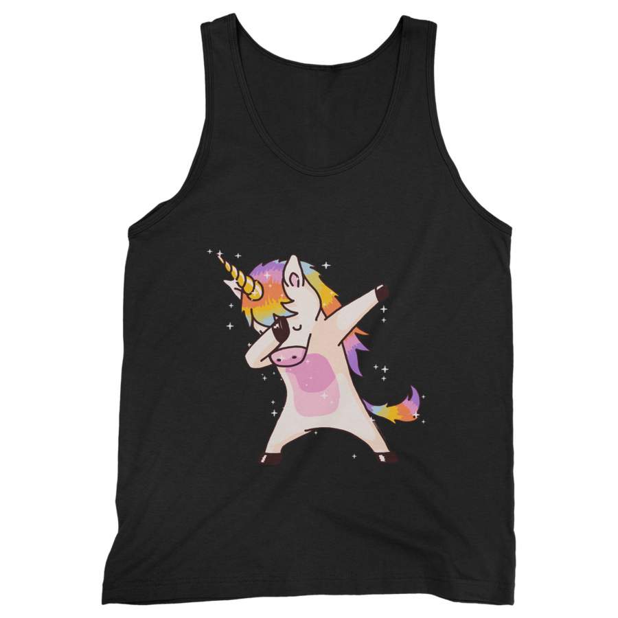 Dabbing Unicorn Man’s Tank Top