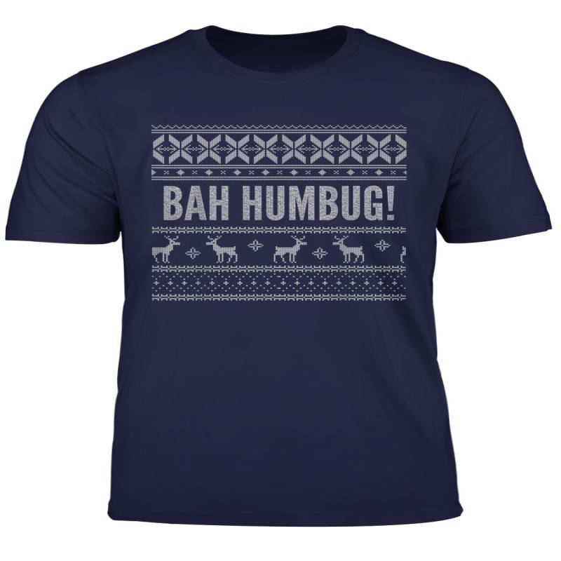 Bah Humbug Ugly Christmas Fair Isle Style Xmas Gift T Shirt