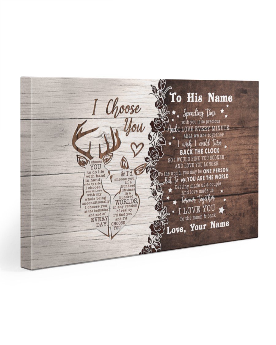 You Are The World Personalized Name Canvas Great Gift For Husband Poster Wall Art Home Decor