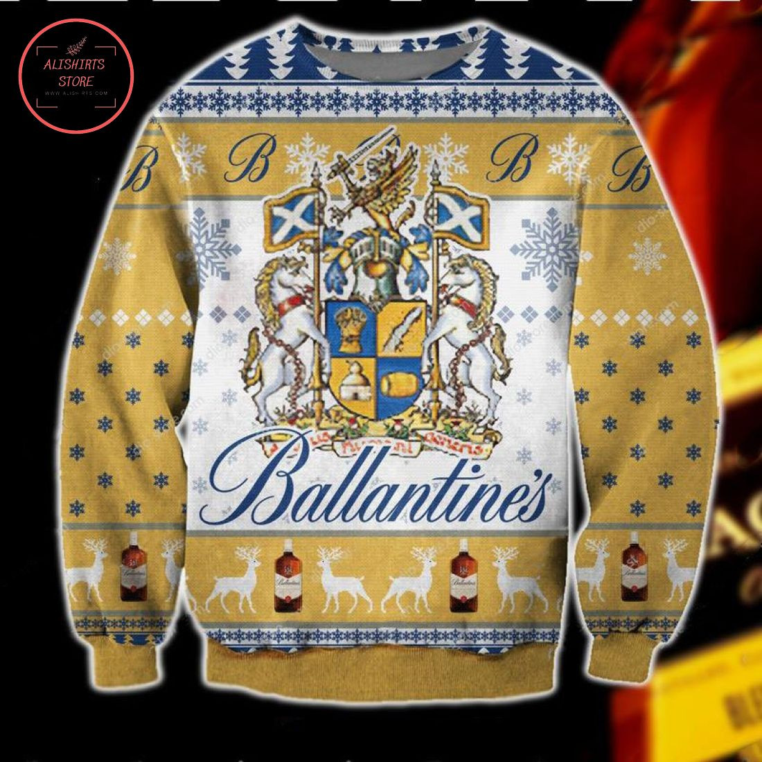 Ballantine’S Whisky Ugly Christmas Sweater