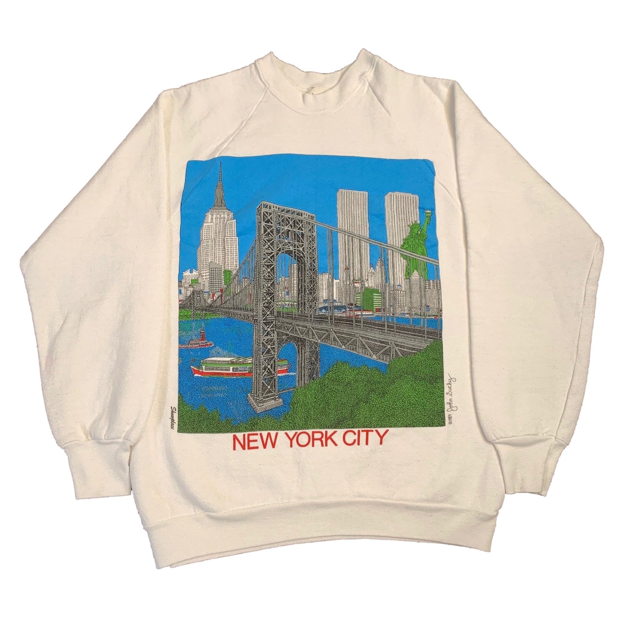 Vintage John Suchy “NYC” Crewneck Sweatshirt