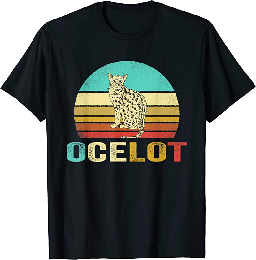 Vintage Ocelot Shirt Sunset