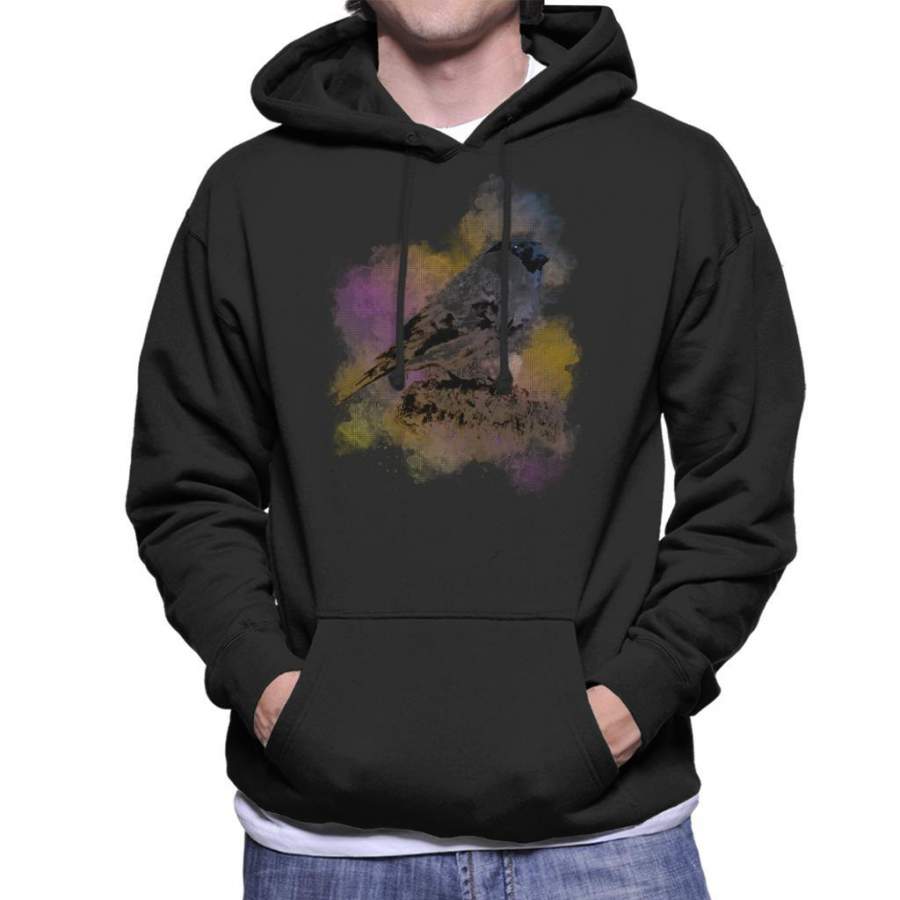 Colour Cloud Bird Men’s Hooded Sweatshirt