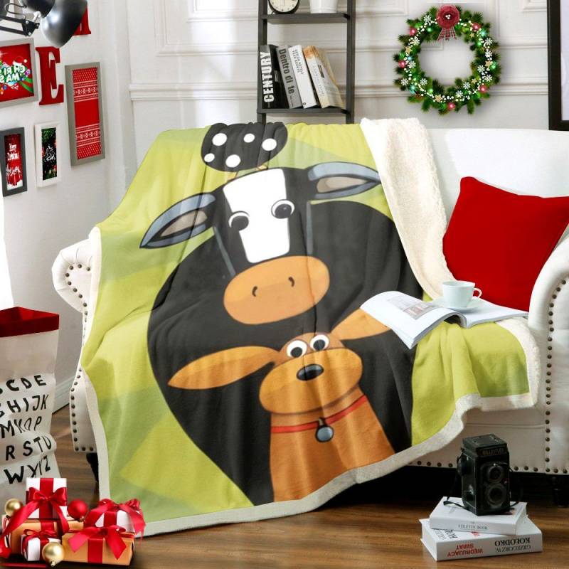 Animal Farm HT2810001TT Sherpa Fleece Blanket