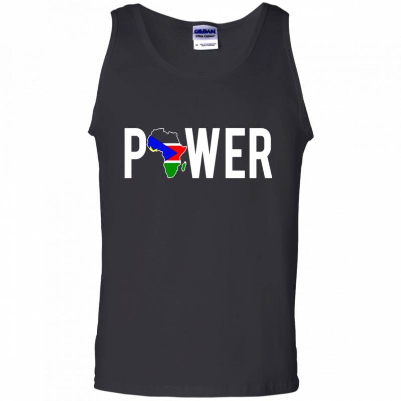 Africa Black African Power South Sudan Map T Shirt