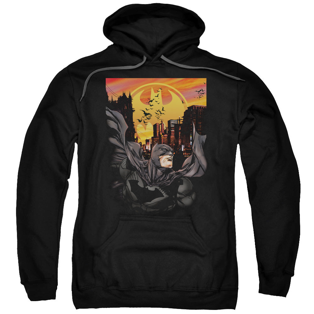 Batman Always On Call Mens Hoodie Black