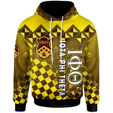 Iota Phi Theta Hoodie – Fraternity Iota Phi Theta Centaur Checkered Patterns Hoodie