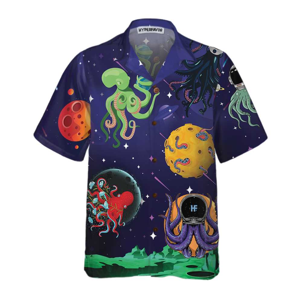 Octopus Astronaut Hawaii Hawaii Funny Shirt For Men And Women Ha15024