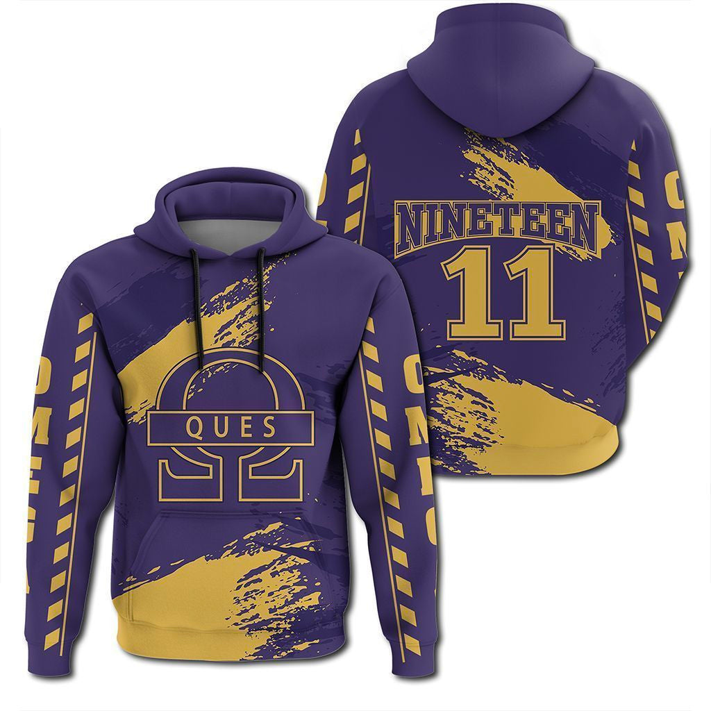 Wonder Print Hoodie – Omega Psi Phi Nineteen Hoodie