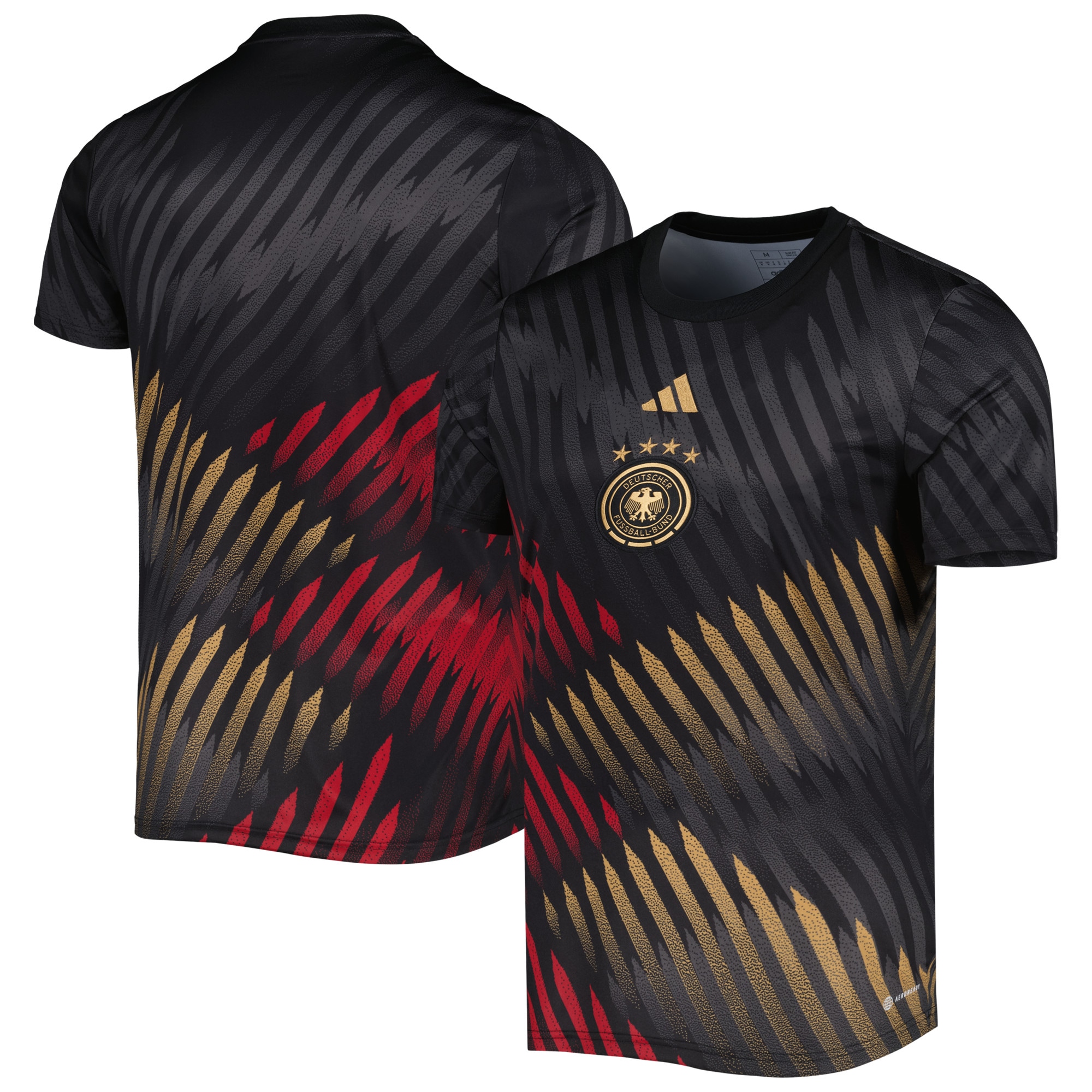 Germany National Team 2022 AEROREADY Pre-Match Top – Black