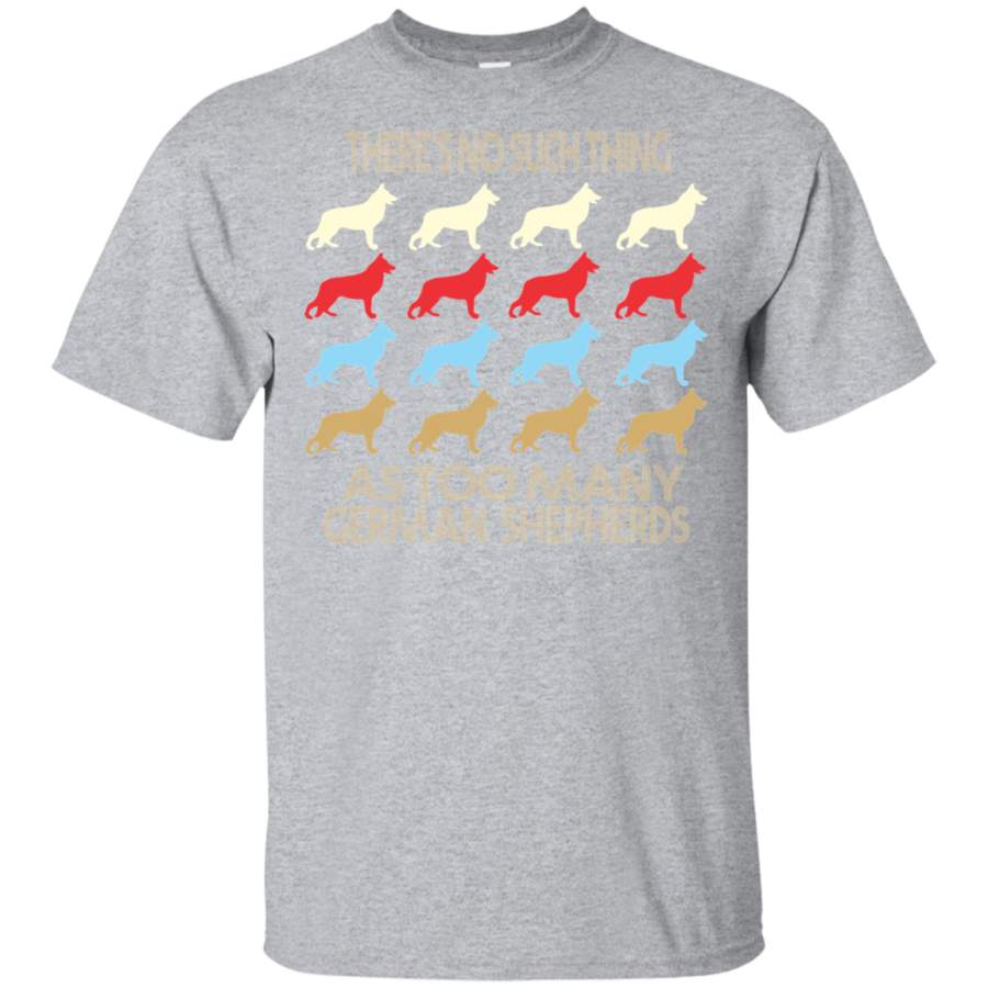 German Shepherd T shirt Retro Vintage 1970’s Style