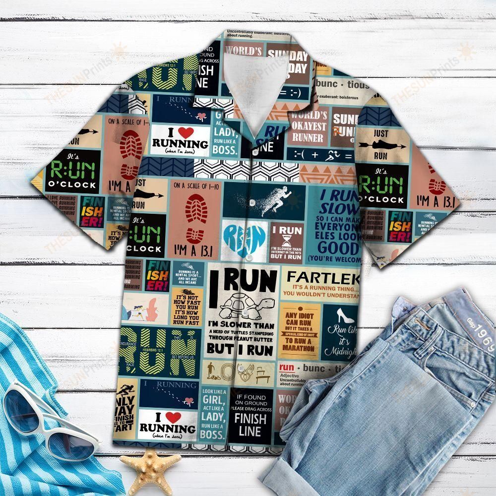 Running Life Hawaiian Shirt Ha45316