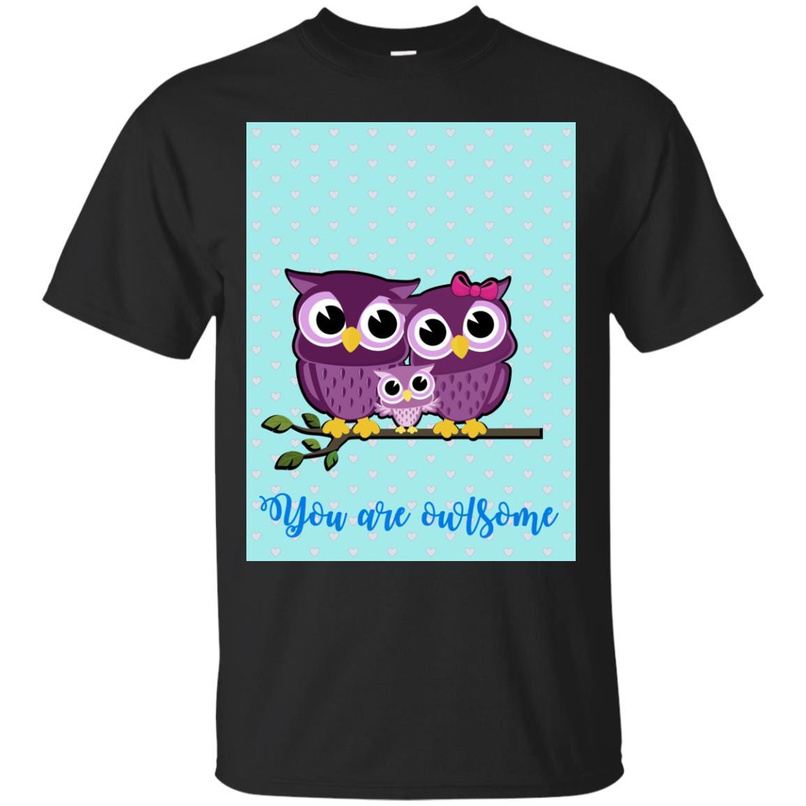 Blue You Are Owlsome Cute Shirt