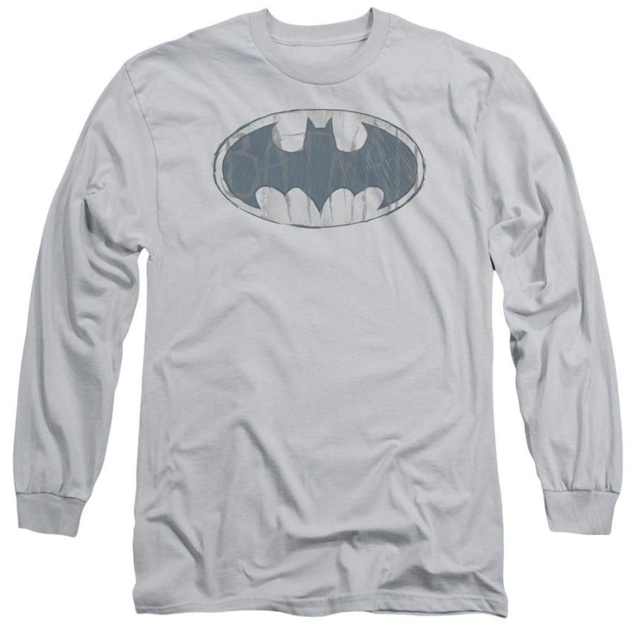 Batman – Water Sketch Signal Long Sleeve Adult 18/1