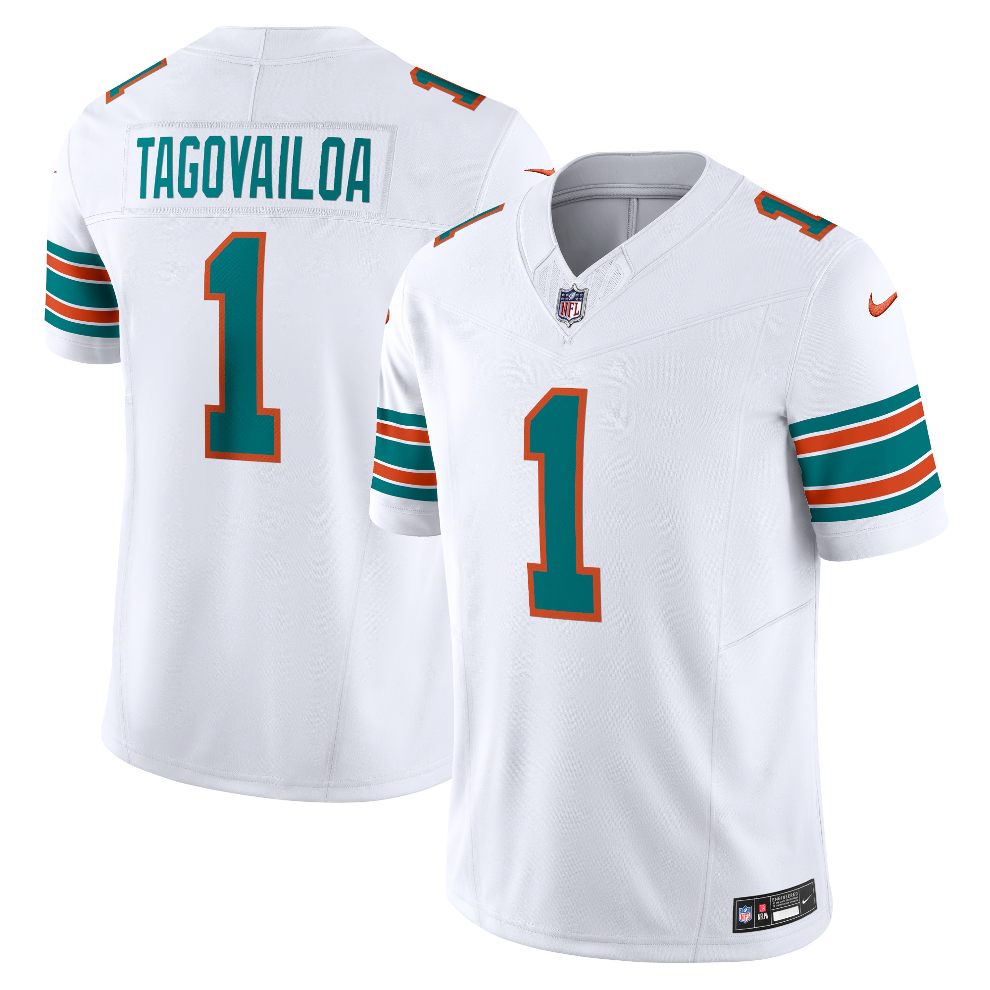 Tua Tagovailoa Miami Dolphins Vapor F.U.S.E. Limited Jersey – White