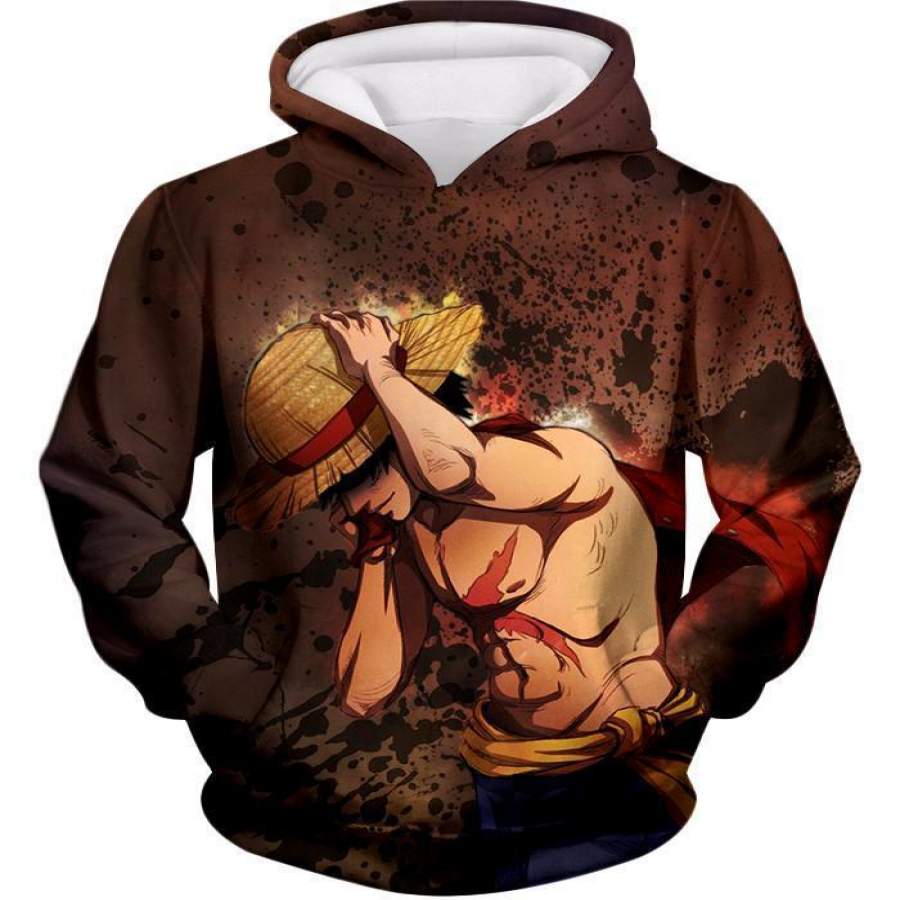 One Piece Hoodie – One Piece   Pirate Captain Monkey D Luffy Anime Hoodie