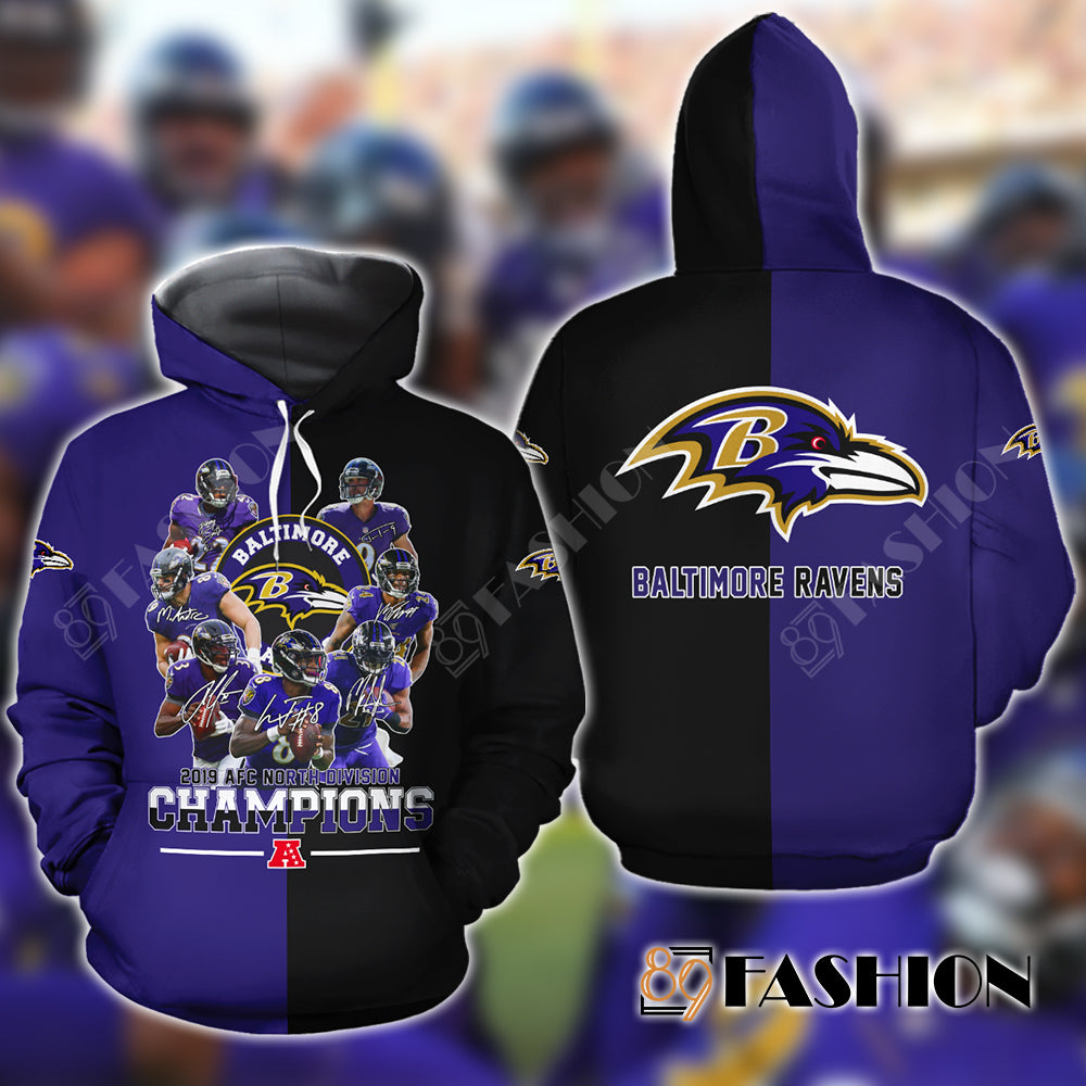 89Fashion 3D All Over Printed Shirt Baltimore Ravens Hoodie, Zip Hoodie, Sweater