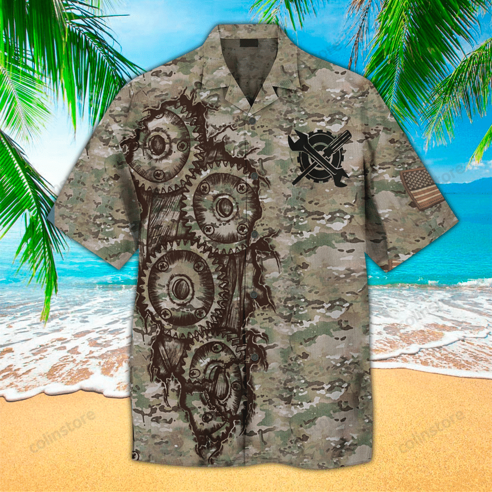 Camo Hawaii Perfect Shirt Aloha Ha78028