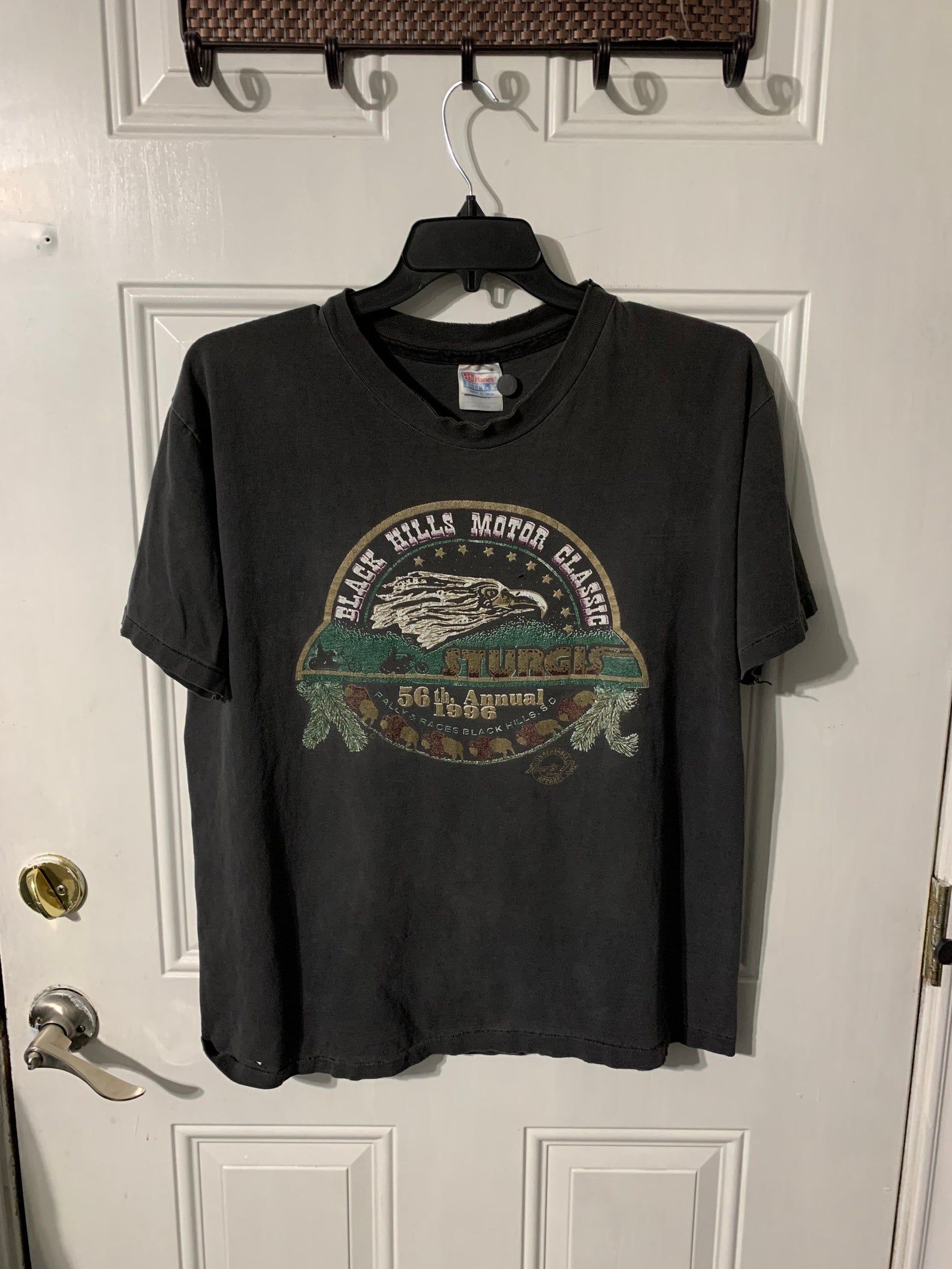 Vintage 1996 56Th Anual Sturgis Motorcycle Rally Black Hills Of Sd T ...