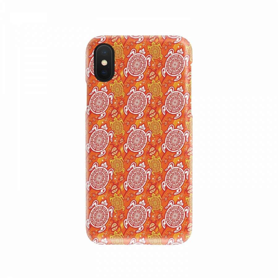 Sea Turtle Hawaii Orange Pattern Print Iphone Android Phone Cases Ha47032