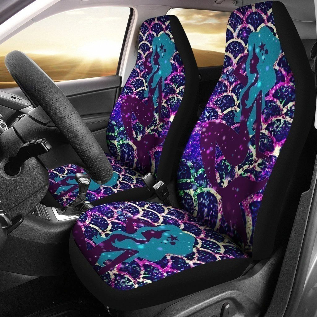 Amazing Queen Mermaid Car Seat Covers