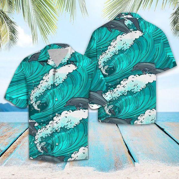 Dolphin Hawaiian Shirt | Unisex | Adult | Hw1053