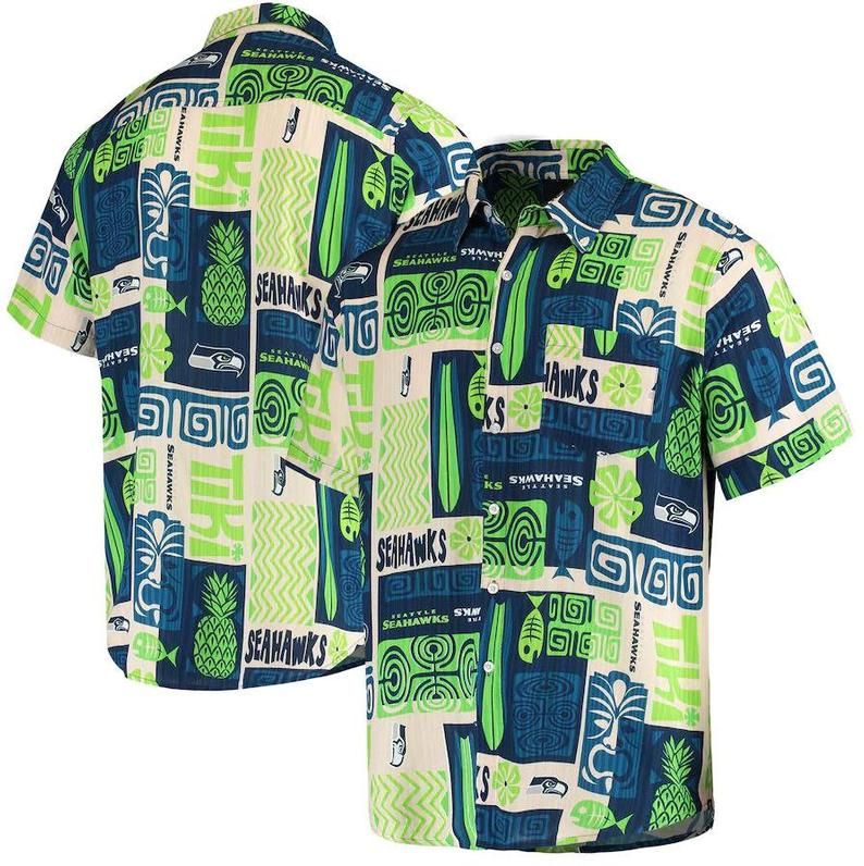 Seahawks Green Blue Amazing Design Hawaii Shirt Ha37402