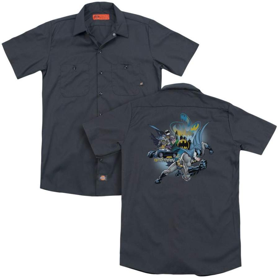 Batman – Call Of Duty (Back Print) Adult Work Shirt