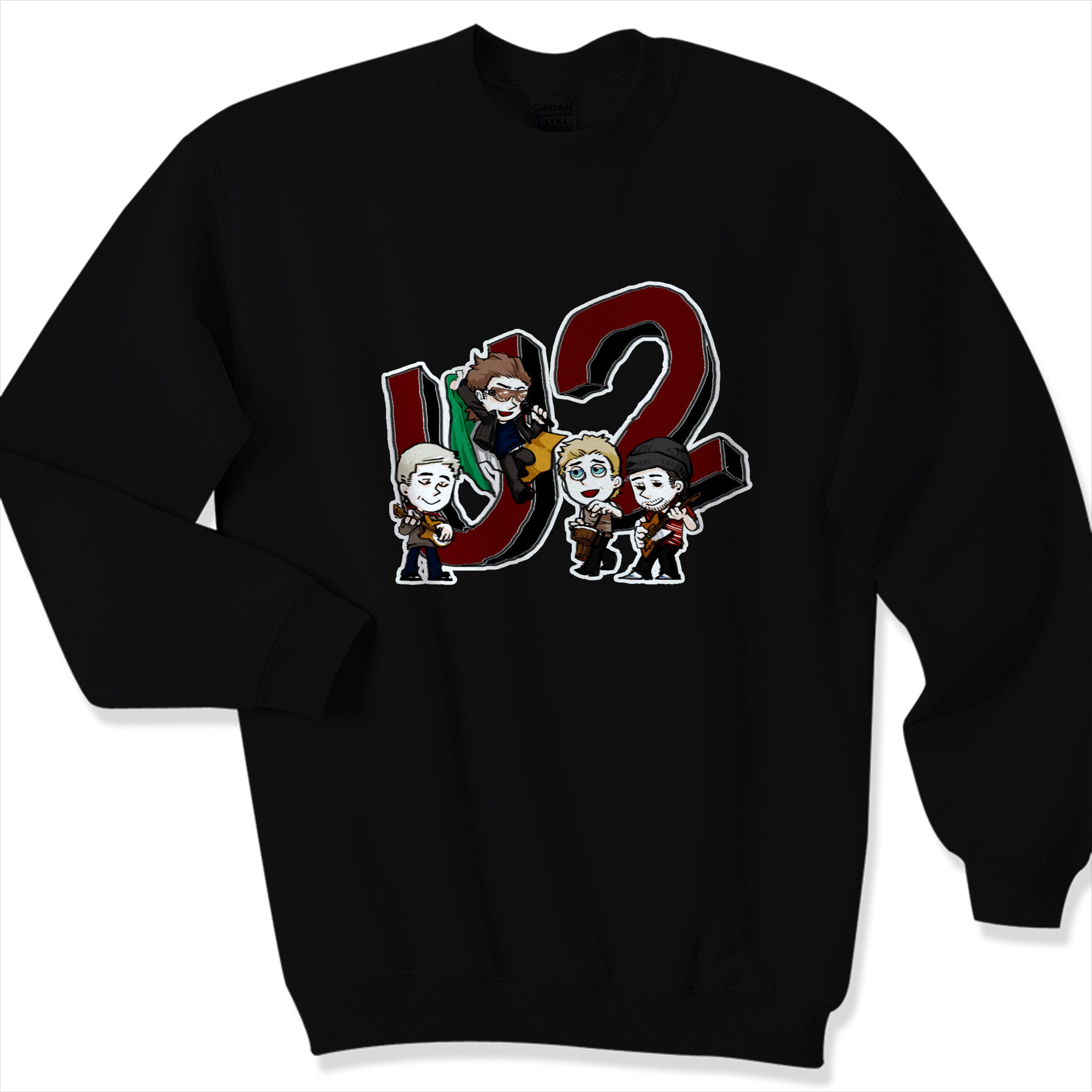 U2 All Player Cartoon Art Sweater Sweatshirt