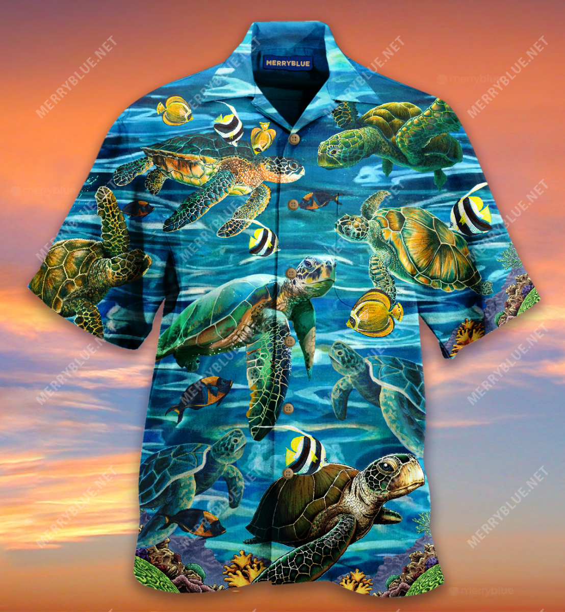 Try To Be Like A Turtle At Ease In Your Own Shell Hawaii Shirt Ha95711