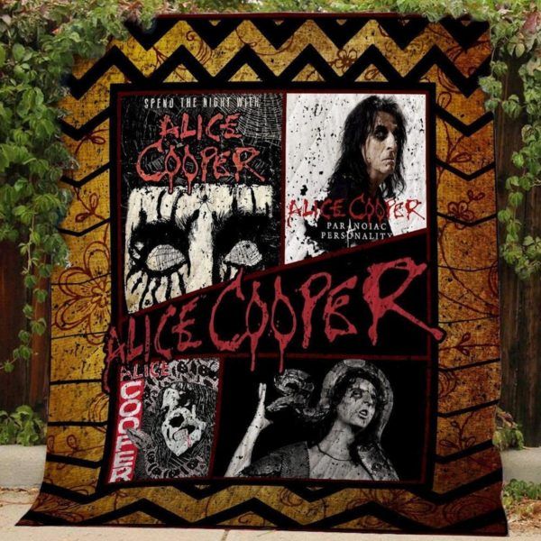 Alice Cooper #Bjan-1 3D Quilt Blanket HGM9