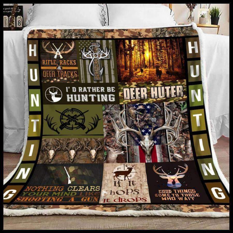 Good Things Come To Those Who Wait Gift For Hunter Blanket