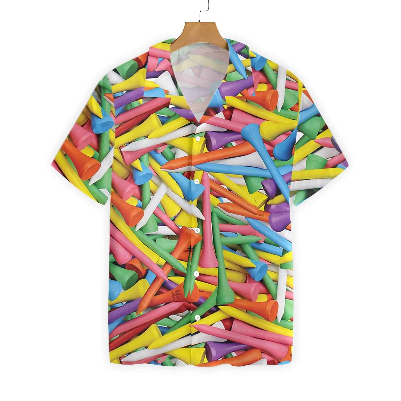 Colorful Golf Tee 0502 Hawaii Shirt Ha98599