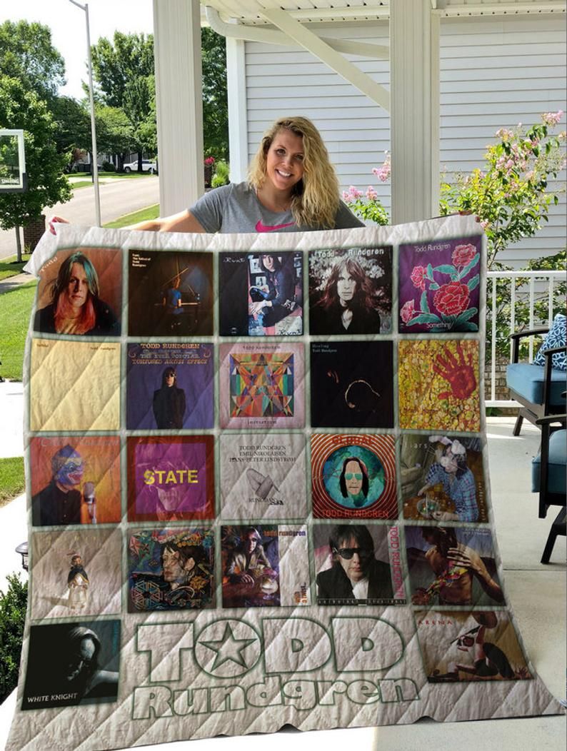 Todd Rundgren Best Albums For Fans New For Best Friend For Daughter For Son For Dad Fleece Quilt Blanket Personalized Home Decor