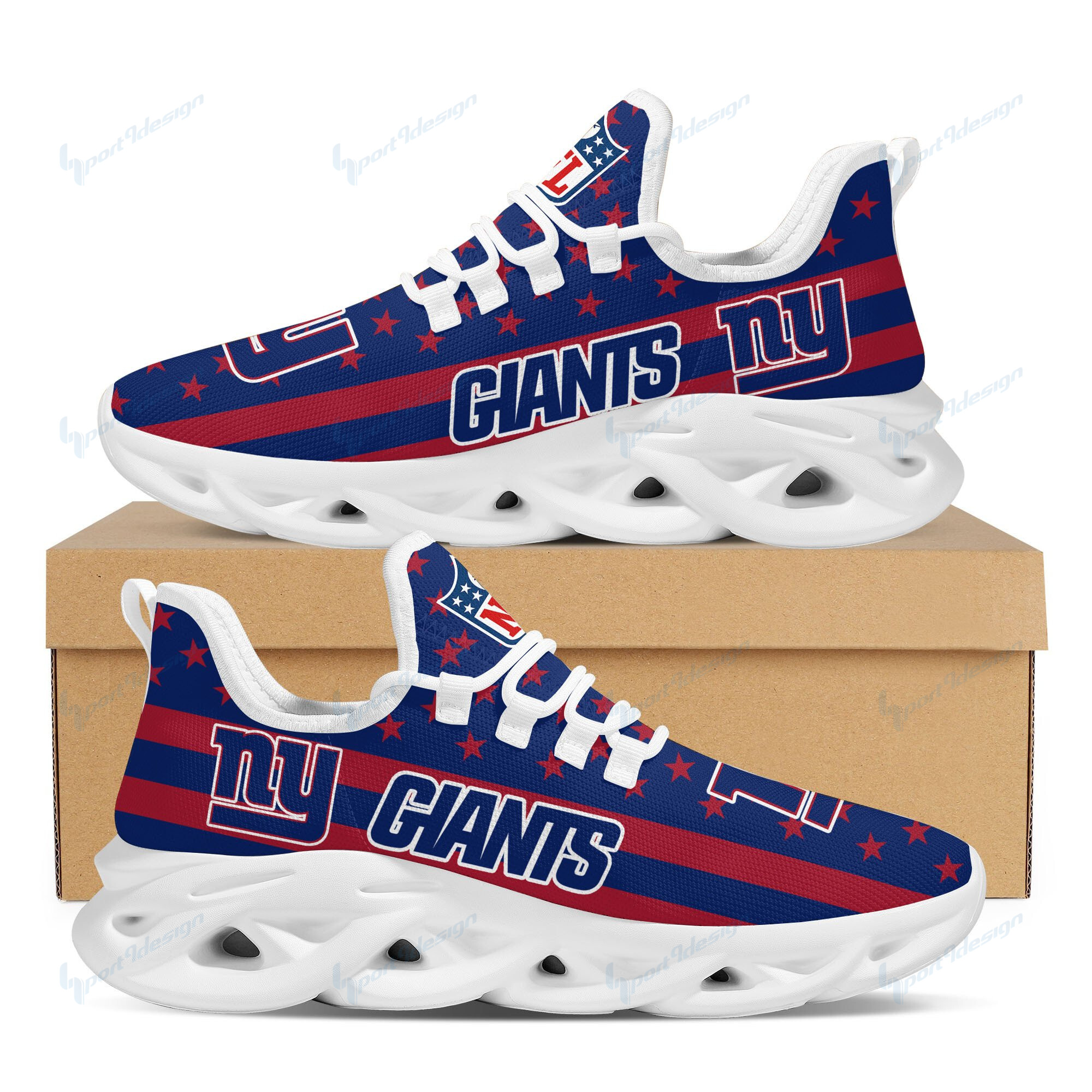 New York Giants Yezy Running Sneakers 42