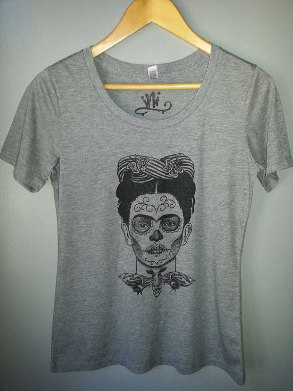 Frida Shirt Day Of The Dead Dia De Los Muertos By Lucky120 Shirt