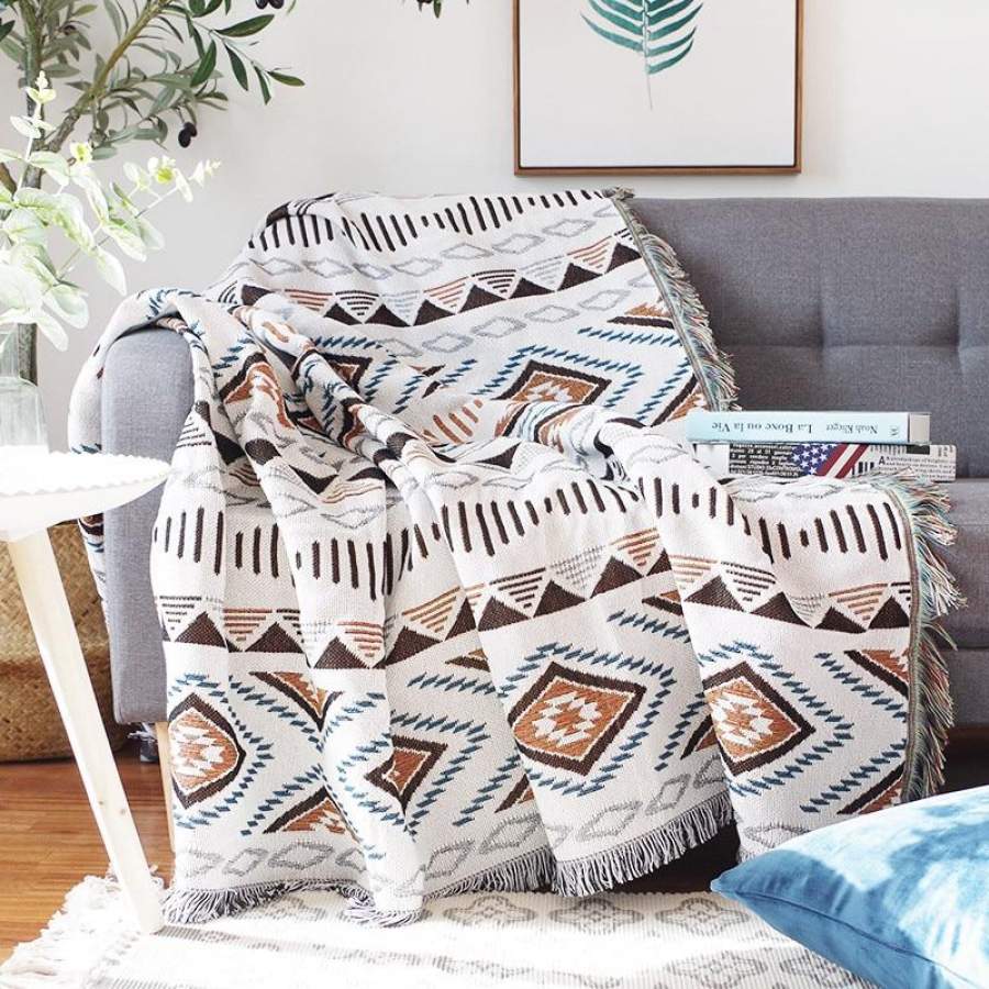 Geometry Energy Throw Sofa Blanket