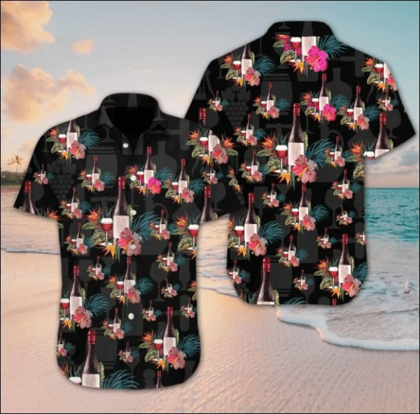 Red Wine Hawaii Shirt Unisex Adult Ha8999