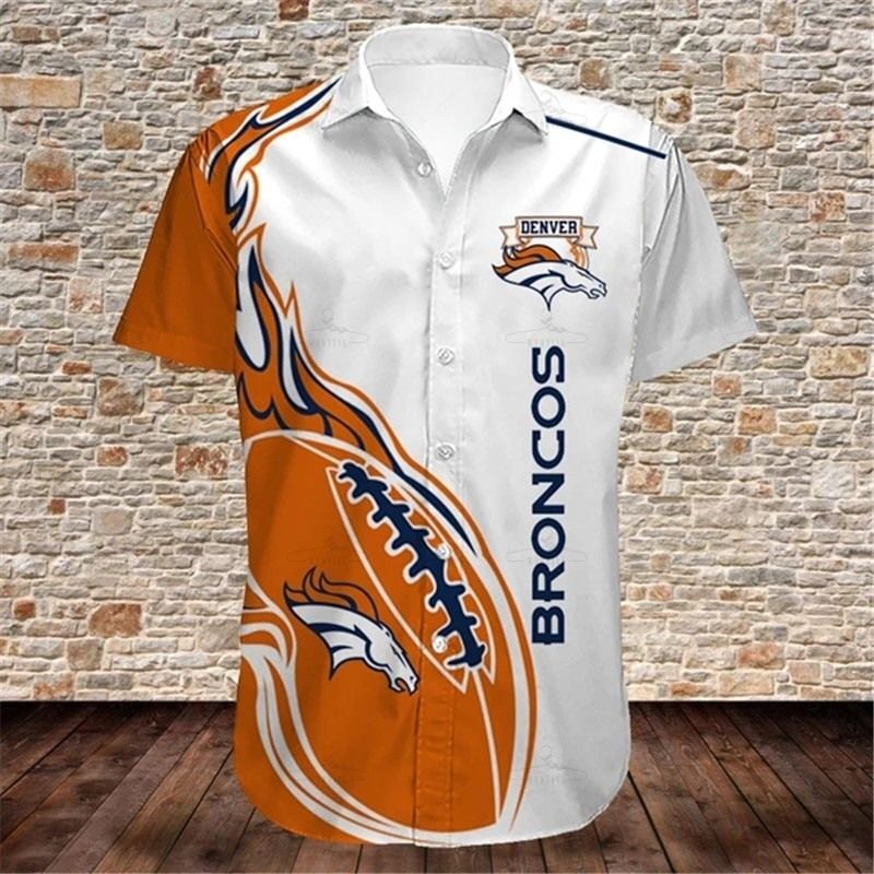 Denver Broncos Shirts Cute Flame Balls Graphic Gift For Men