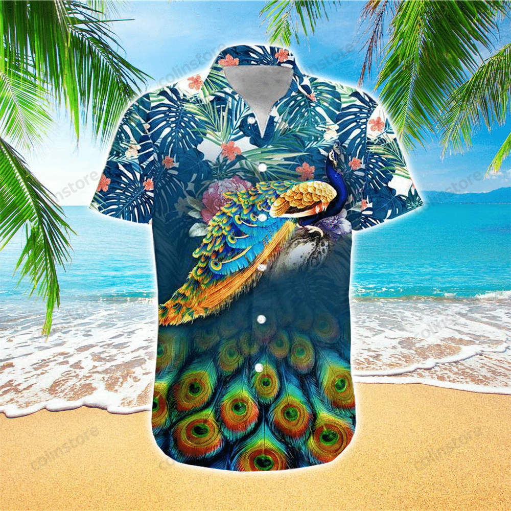 Peacock Hawaii Shirt For Aloha Ha12661