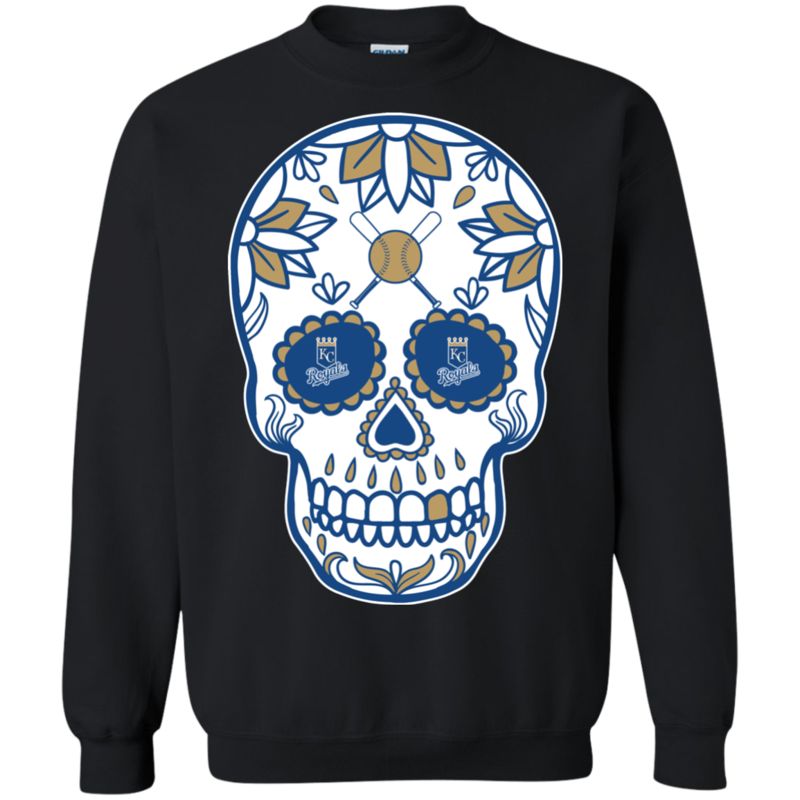 Kansas City Royals Baseball Sugar Skull Day Of The Dead Shirts