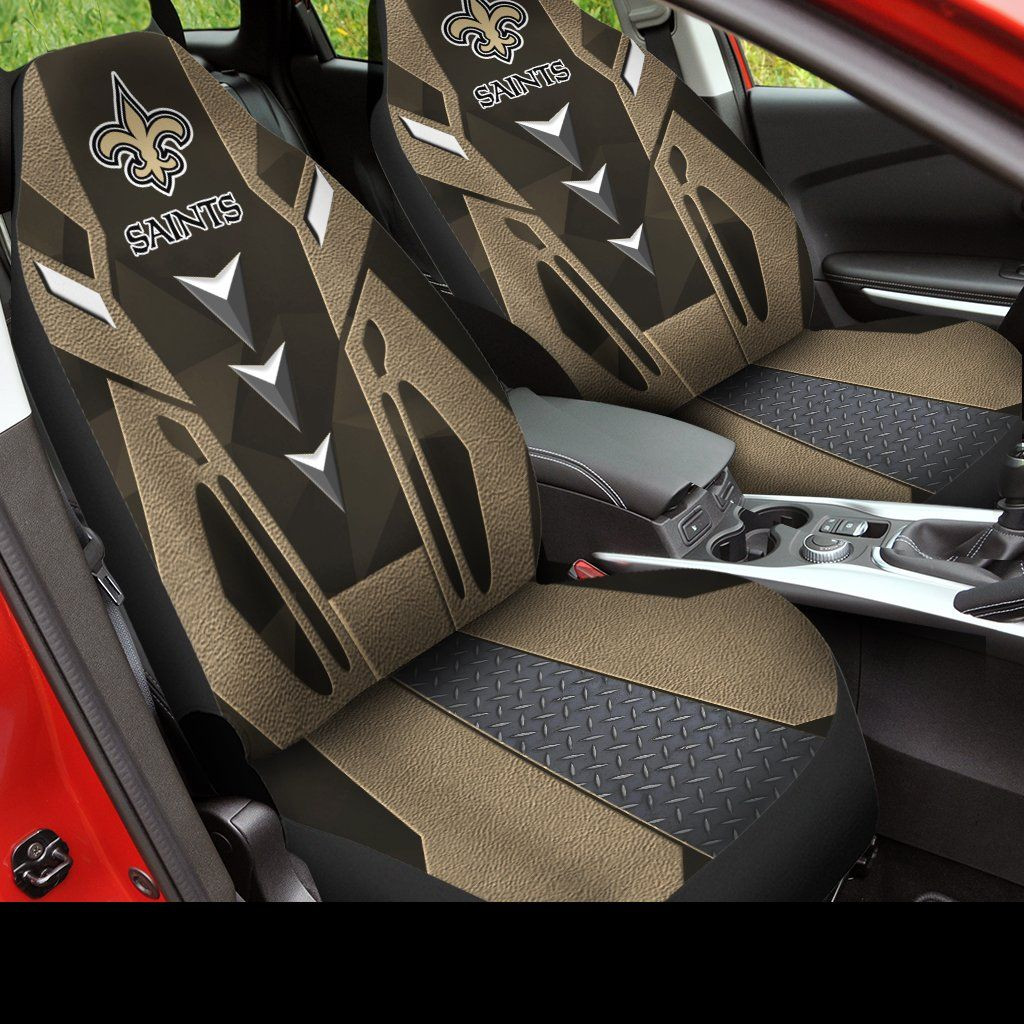 New Orleans Saints Car Seat Covers (Set Of 2) – V6