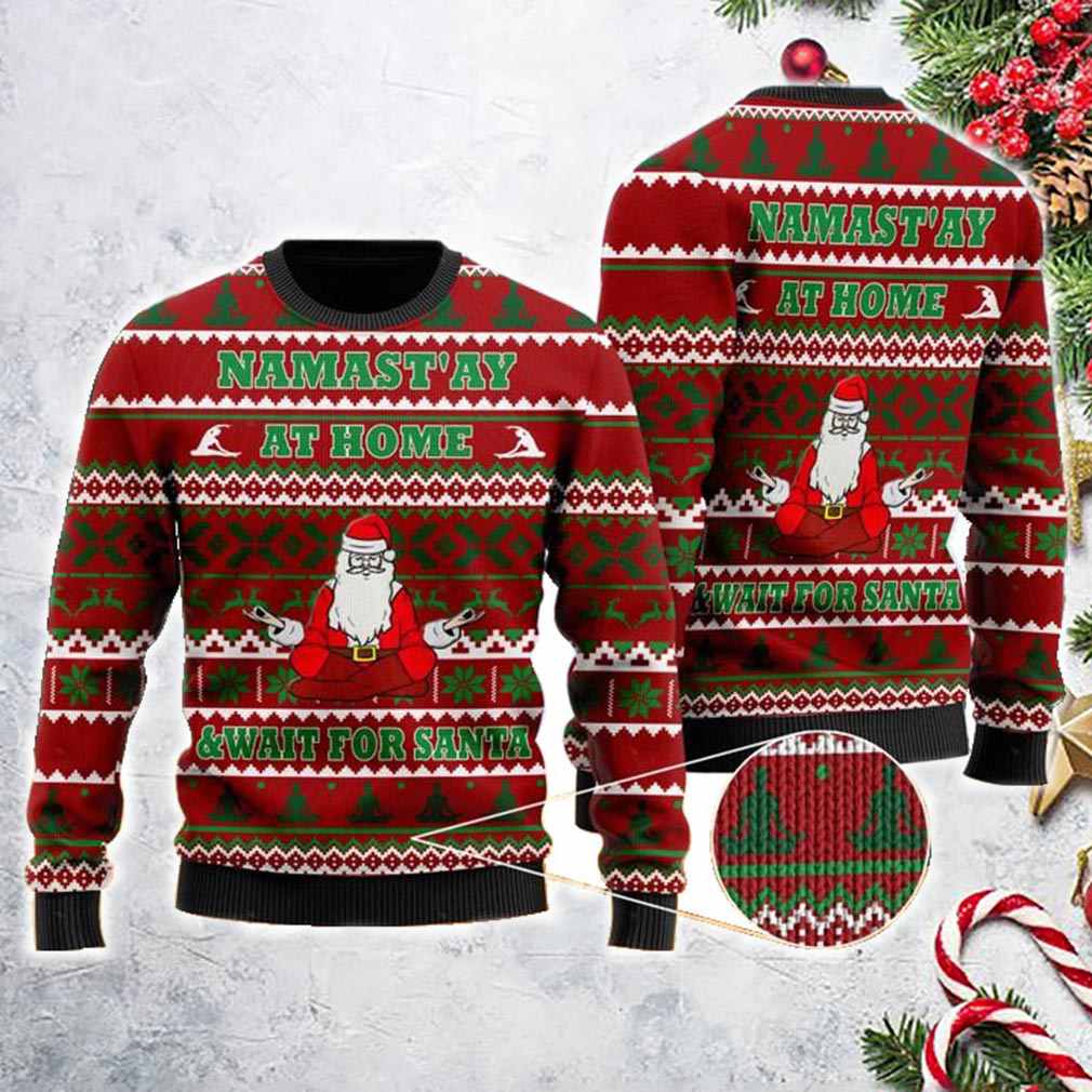 Yoga With Santa Claus Ugly Christmas Sweater | For Men & Women | Adult | Us3278