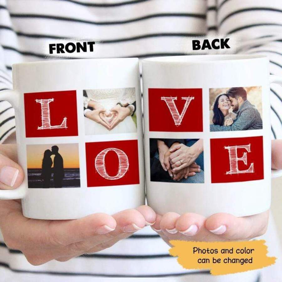 LOVE Photo Personalized Mug