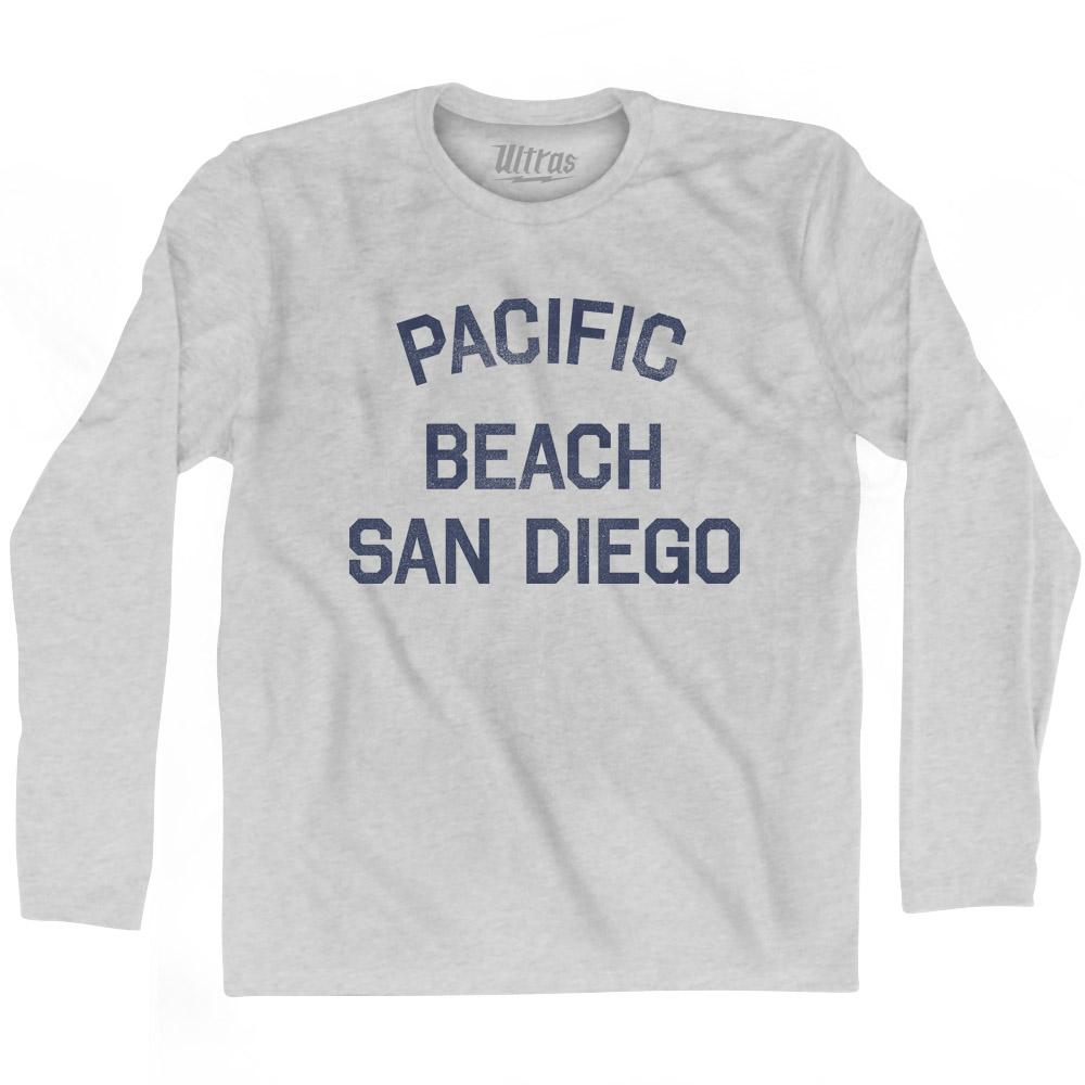 California Pacific Beach, San Diego Adult Cotton Long Sleeve Vintage T-shirt