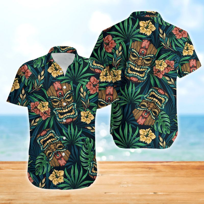 Tiki Colorful Awesome Aloha Hawaii Shirts For Men Women Ha7987