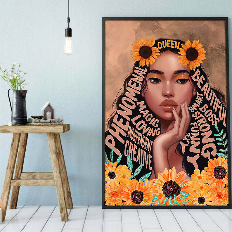 Nice African Best Canvas Prints Graphic African American Black Art Poster Black Queen African Man Delightful Wall Of Art