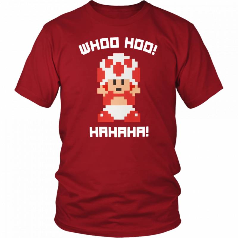 WHOO HOO HAHAHA – Super Mario Bros Shirt