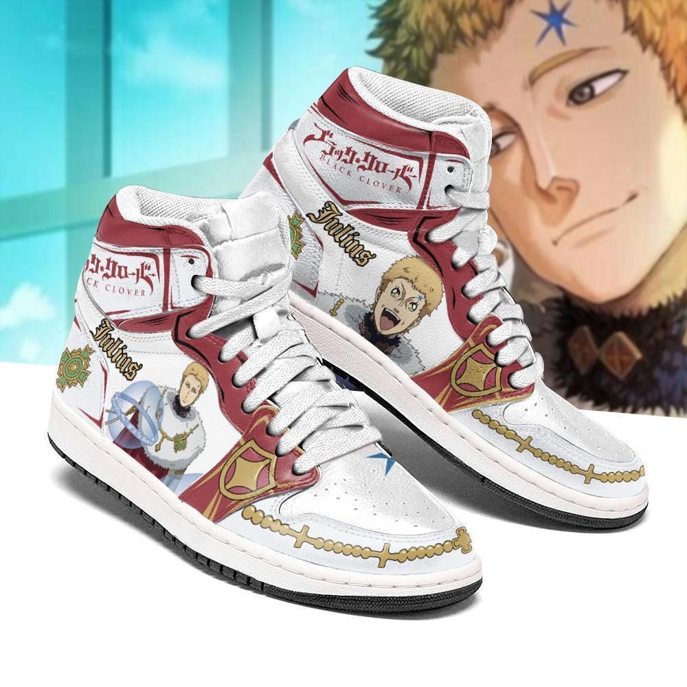 Black Clover Julius Novachrono Black Clover Anime Air Jordan Shoes Sport Sneakers